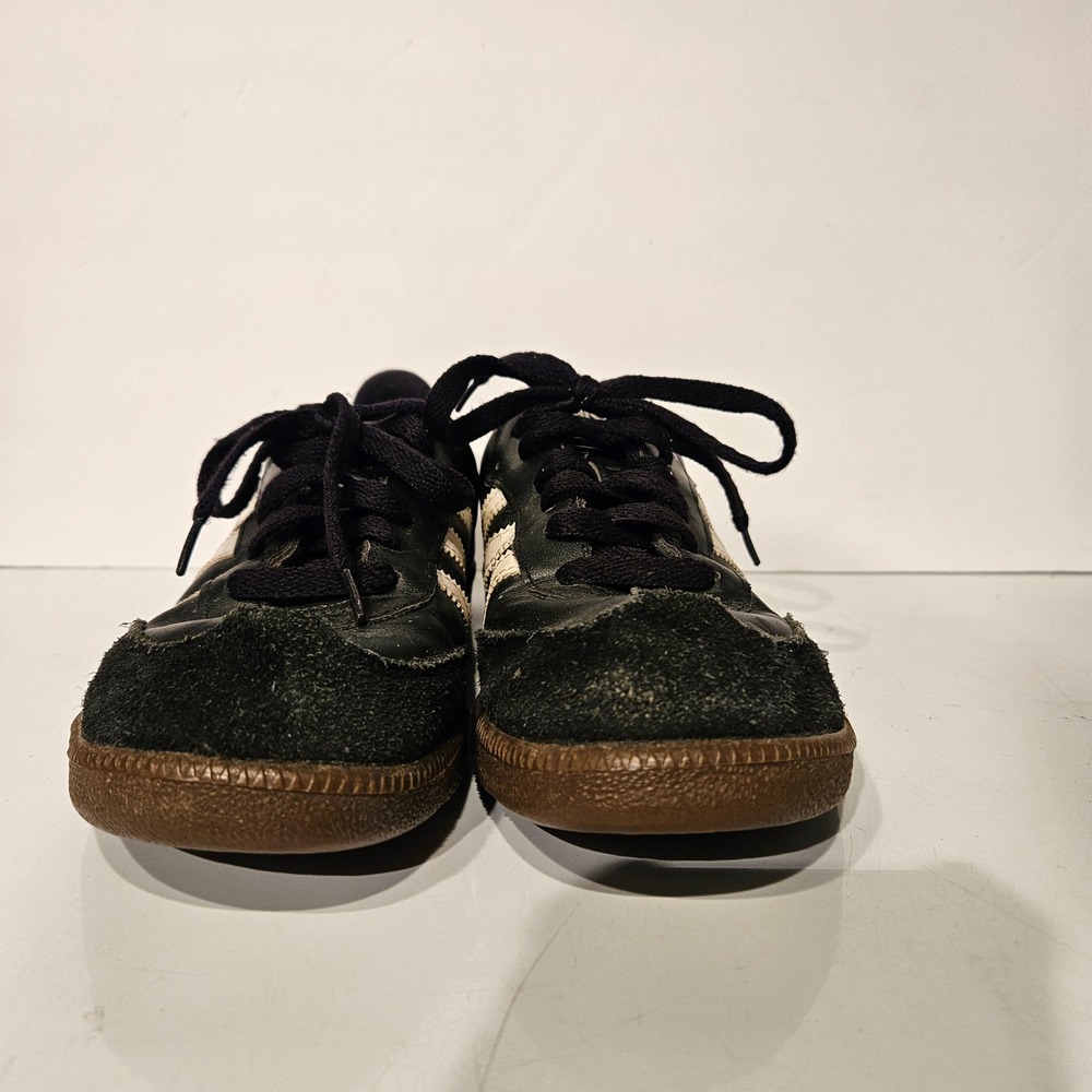 Adidas Samba Sneakers Size 6 Black White Gum Leather 038516 Low Top - Picture 4 of 8